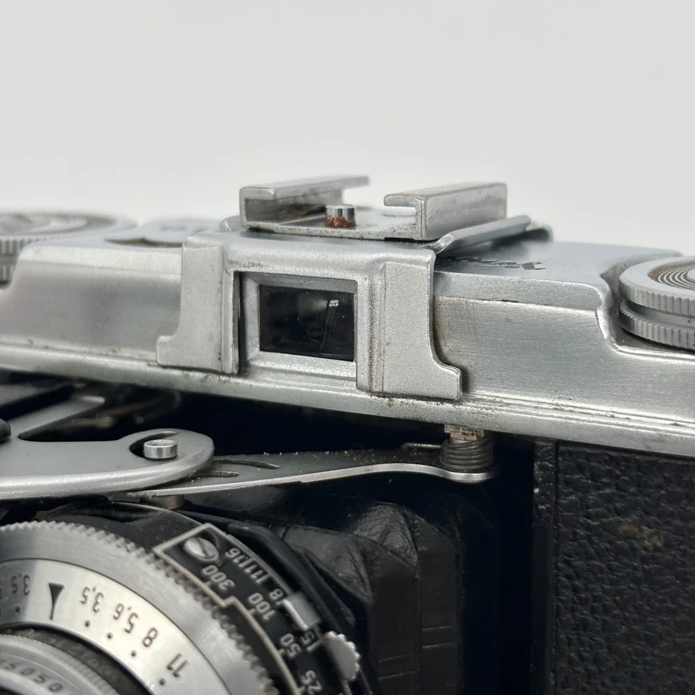 Voigtlander Vito II Folding 35mm Film Camera Color-Skopar 50mm f/3.5 Prontor-SV